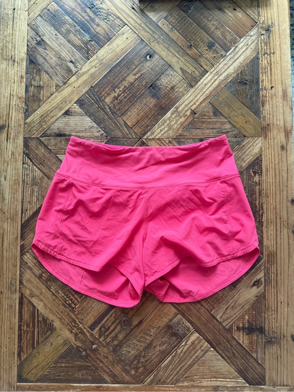 lululemon athletica Speed Up Hot Pink Running Shorts